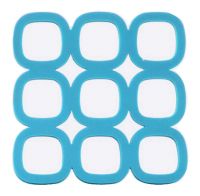 Place Mats Colorful Creative Jiugongge Mats Pot Holders Nonslip Coasters