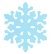 Set of 4 Beautiful Blue Snowflake Pot Holders Insulation Mats Place Mats